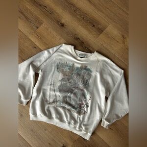 Vintage 90s Northern Elements Crewneck with Wolf Design